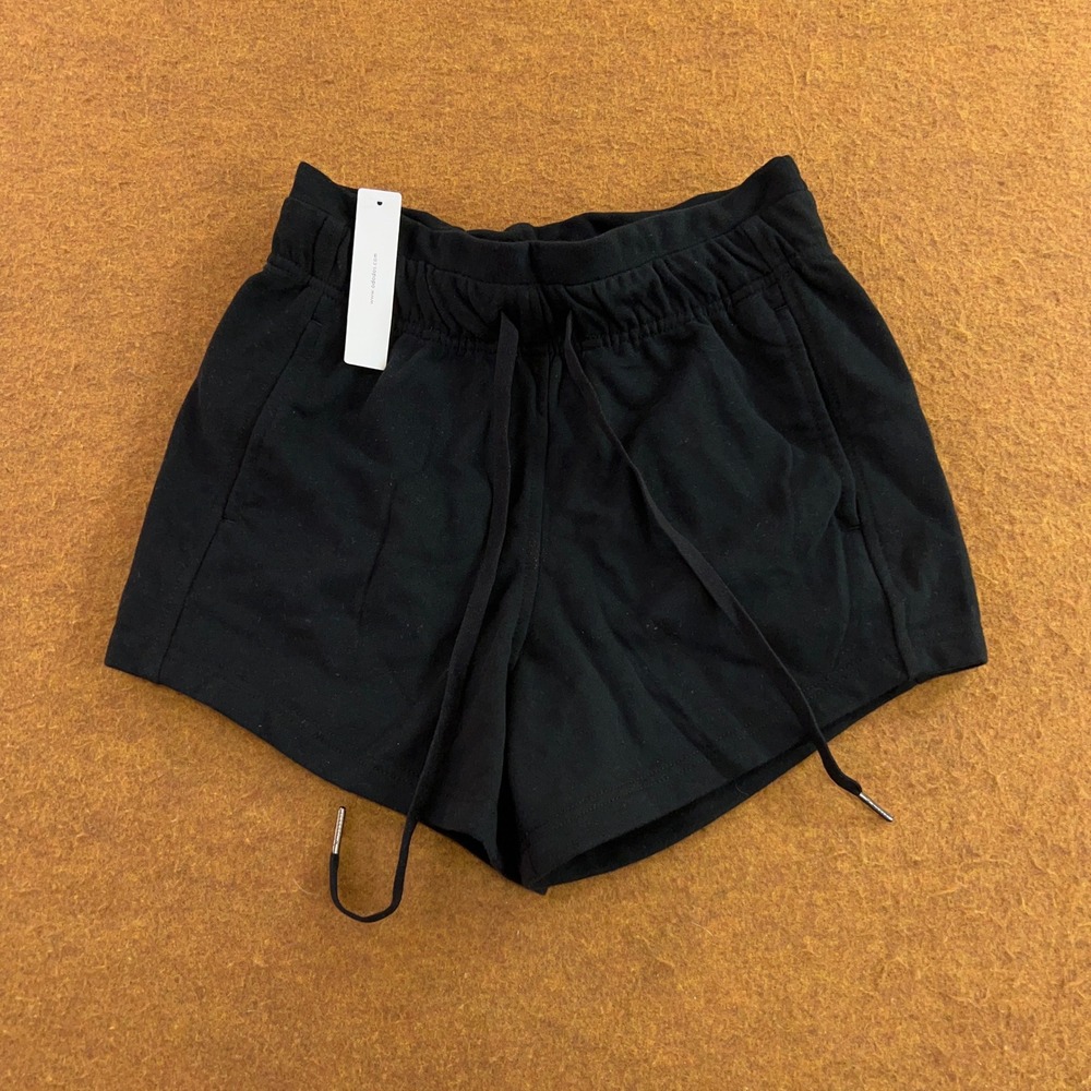Ododos Womens XXS Black Drawstring Waist Athletic Lounge Shorts NWT